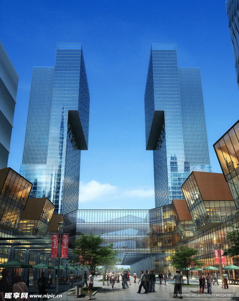 建筑效果图 建筑设计 建筑风格