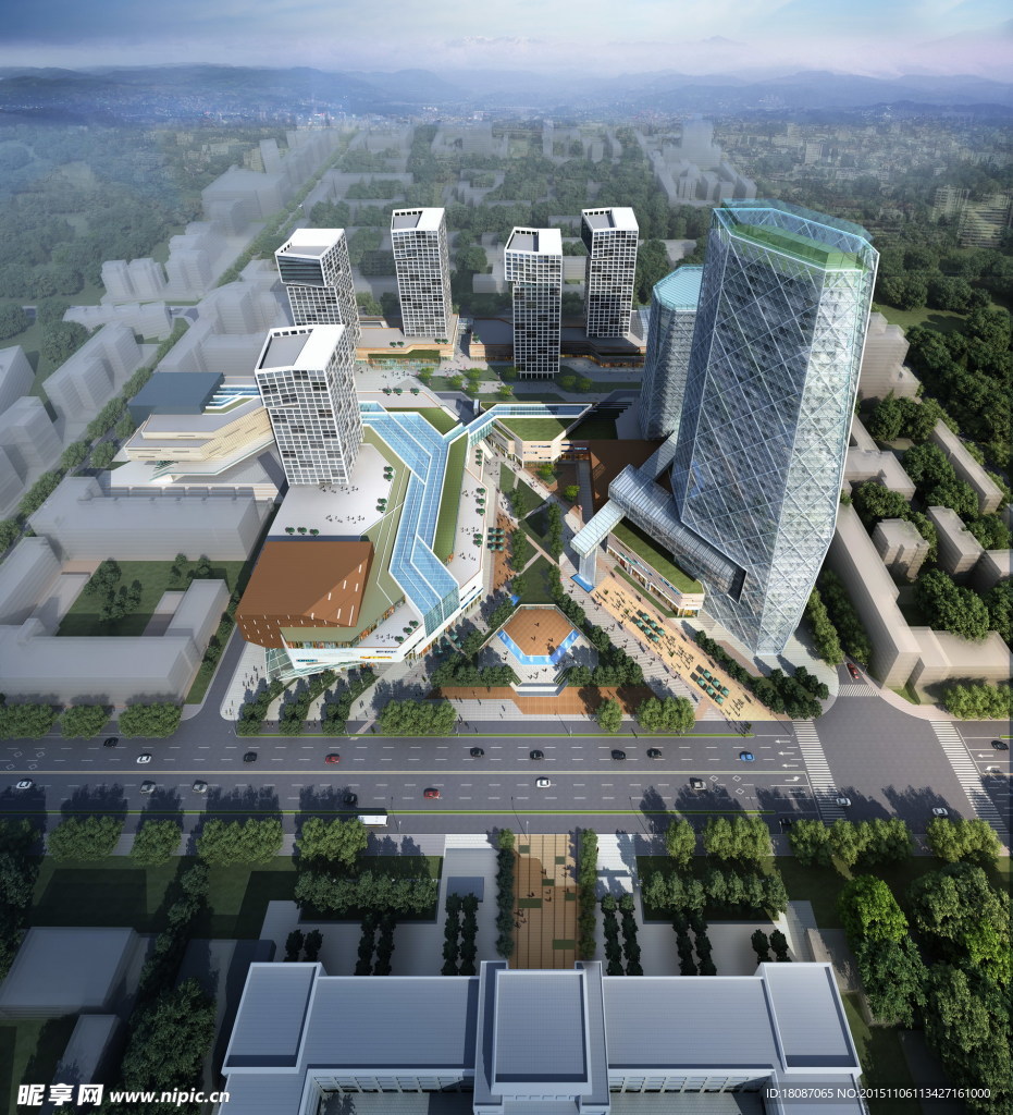 建筑效果图 建筑设计 建筑风格