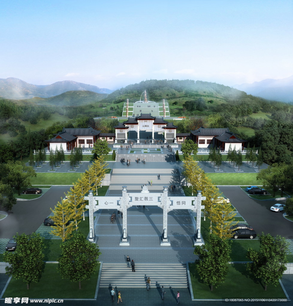 建筑效果图 建筑设计 建筑风格