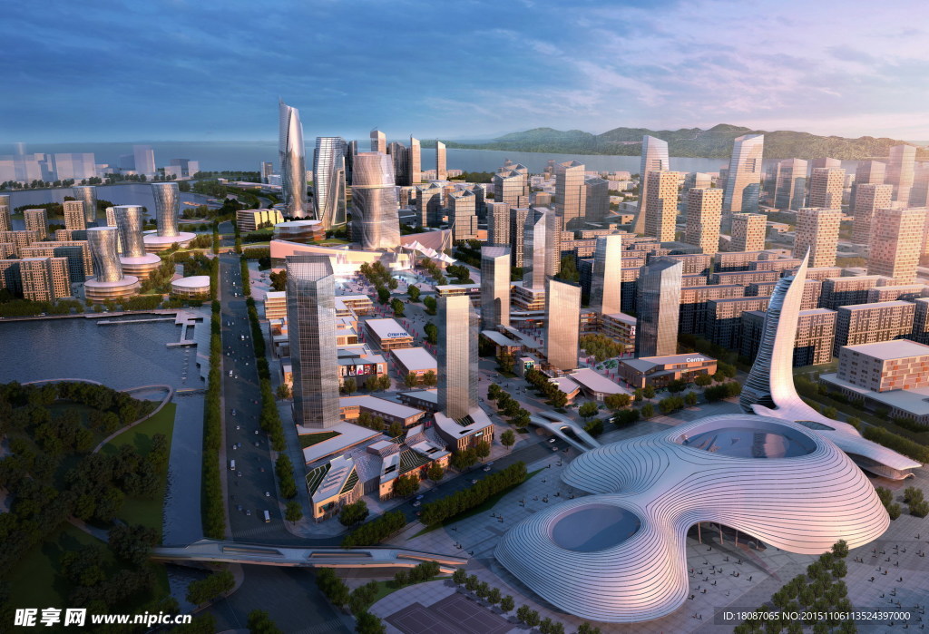 建筑效果图 建筑设计 建筑风格
