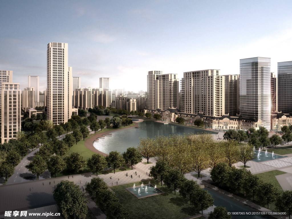 建筑效果图 建筑设计 建筑风格