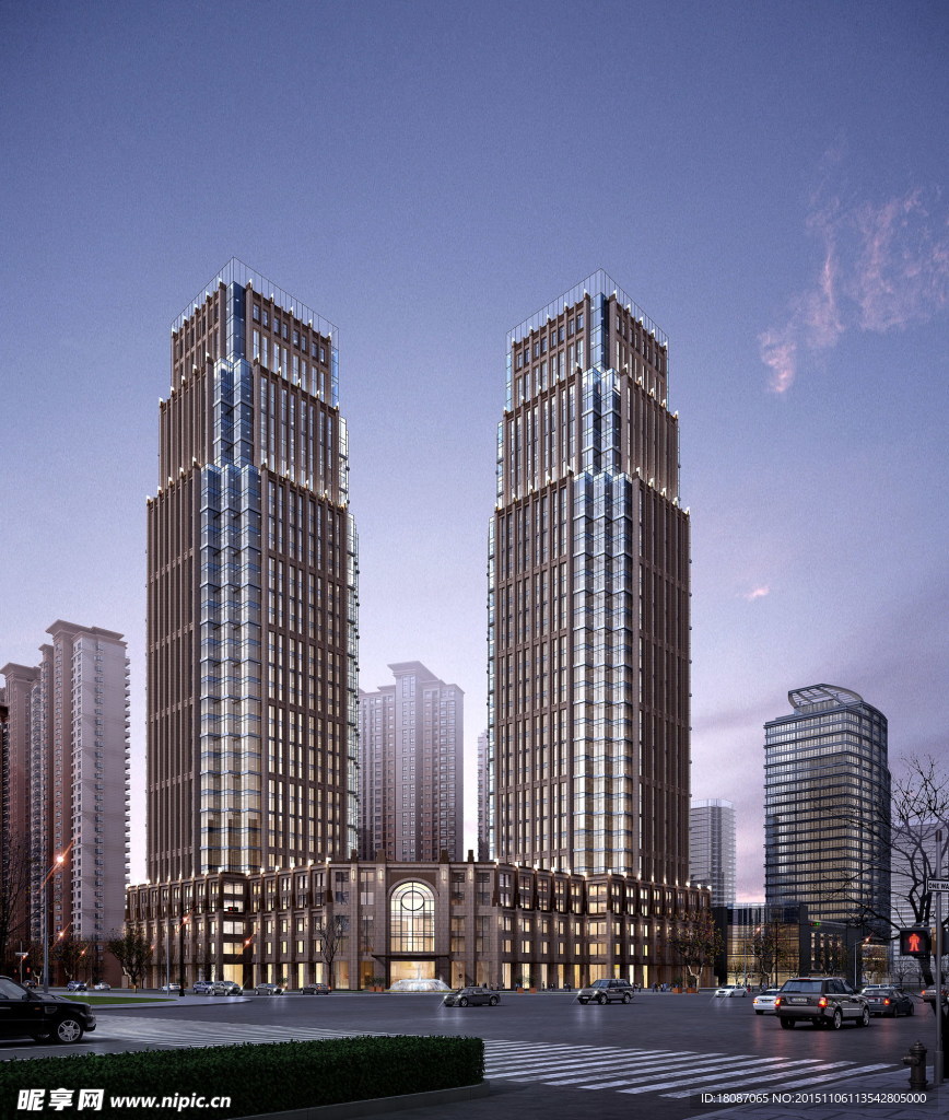 建筑效果图 建筑设计 建筑风格