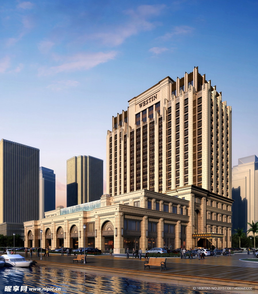 建筑效果图 建筑设计 建筑风格
