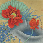 工笔画 荷花 小品 花鸟画