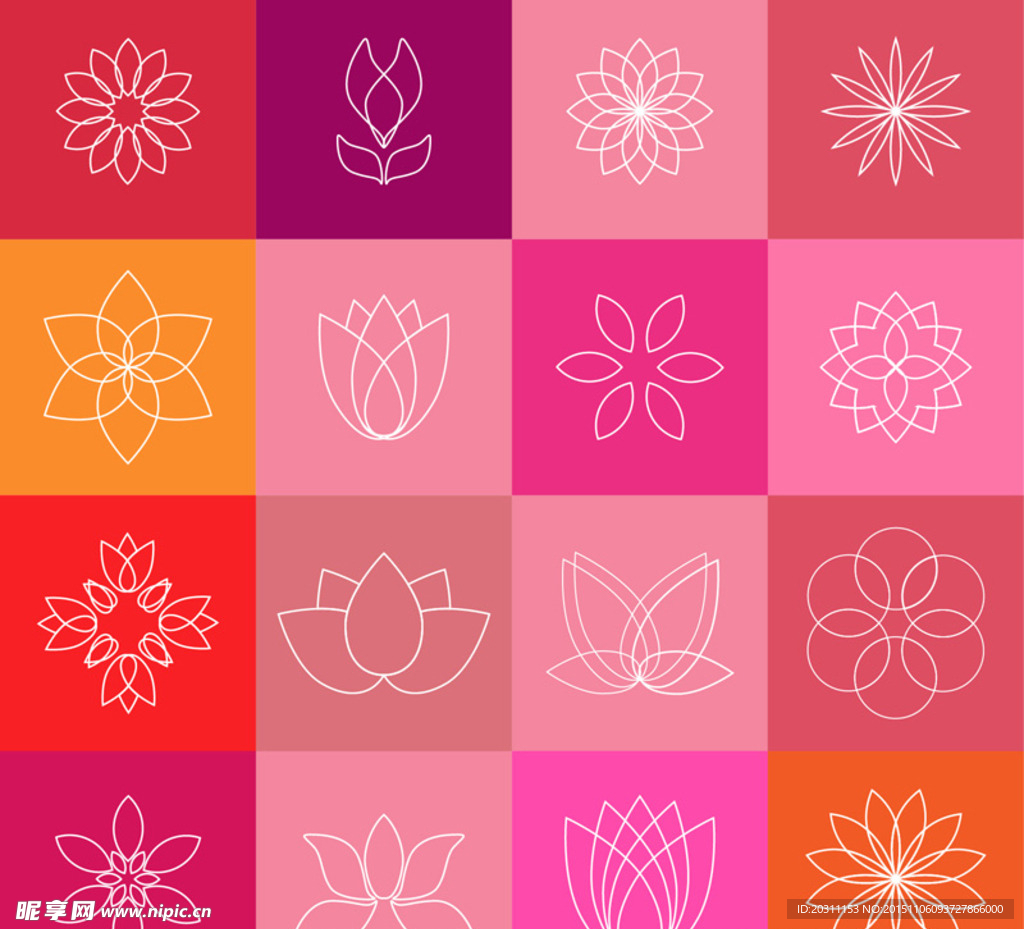 花卉图标
