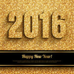 2016年金粉贺卡