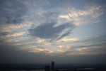 黄昏天空云海霞光