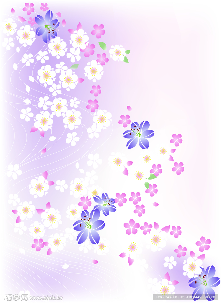 花姿娇艳