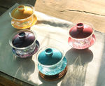 玻璃盖碗 陶瓷茶具 时尚茶具