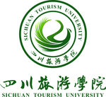 四川旅游学院校徽矢量