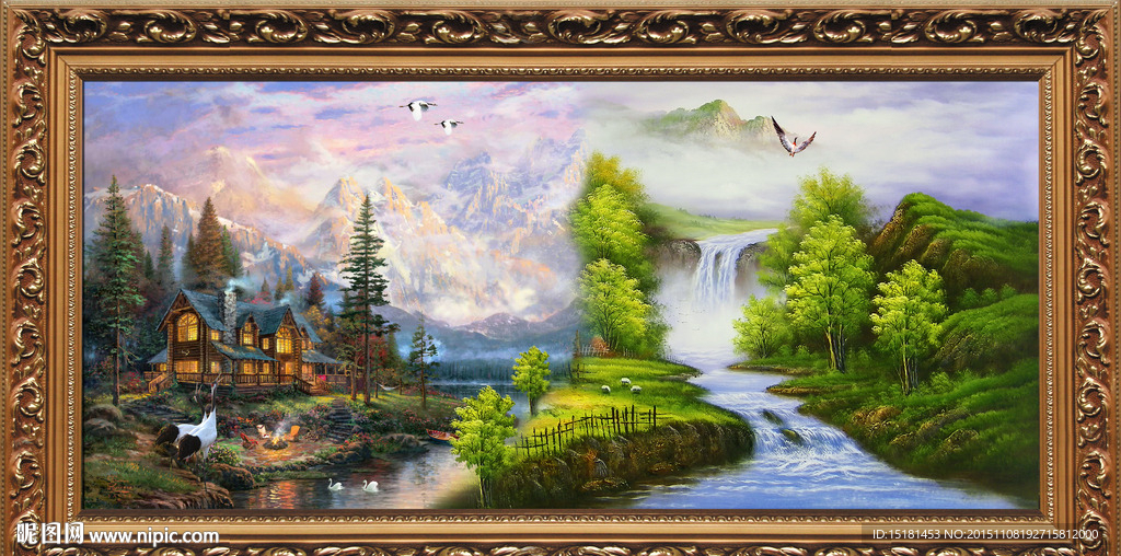 油画风景