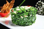 杏仁沙芥野菜