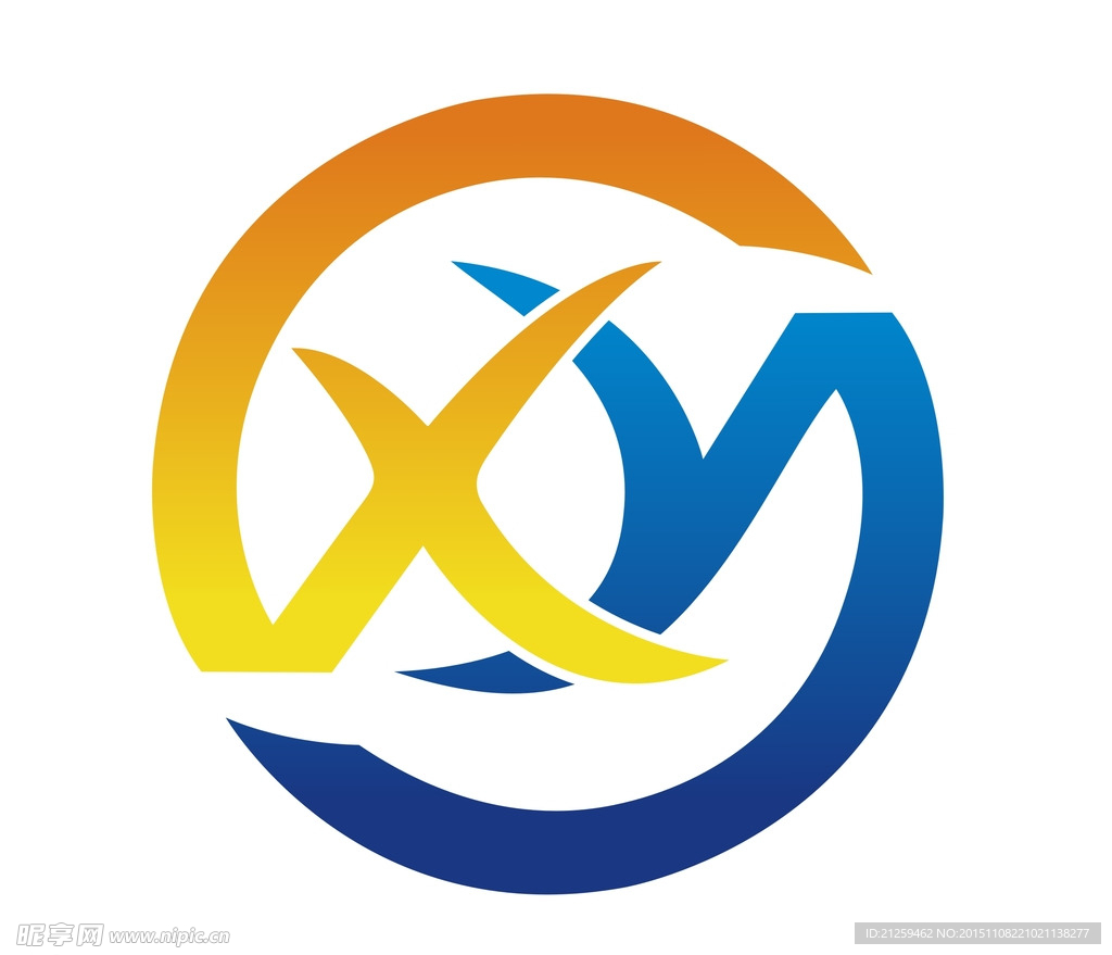 xy字母logo设计图