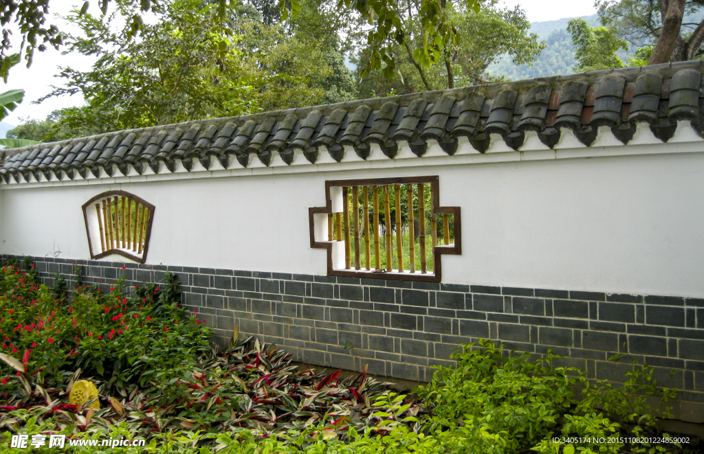 仿古墙
