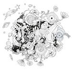时尚手绘背景插画