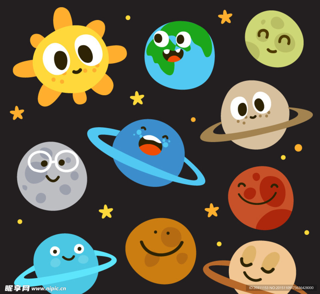 太阳和九大行星