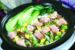 冬菇滑鸡煲仔饭