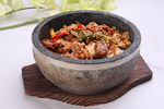 泡菜肥牛石锅饭