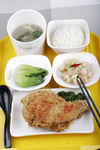 脆皮鸡腿饭套餐