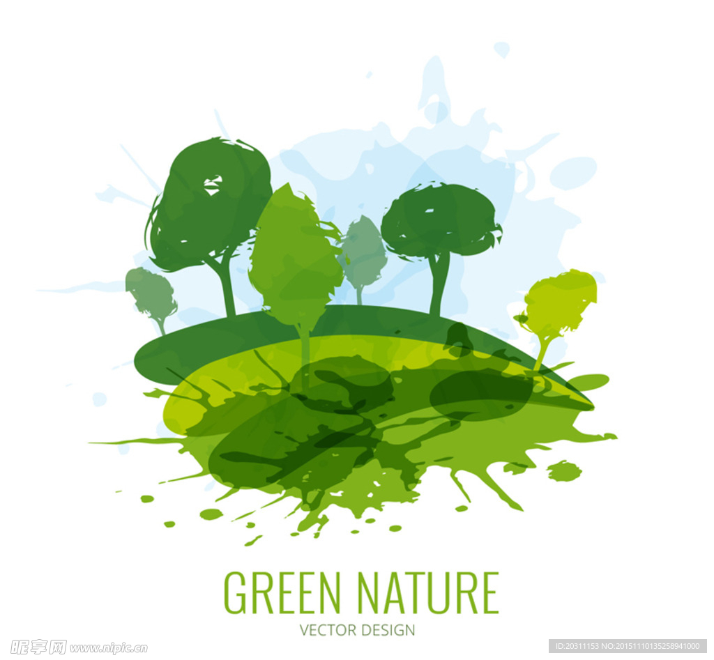 绿色自然