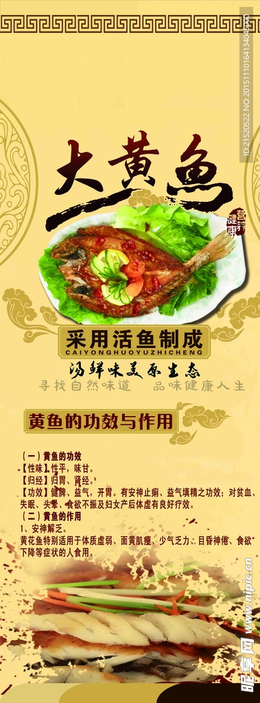 黄鱼宣传册