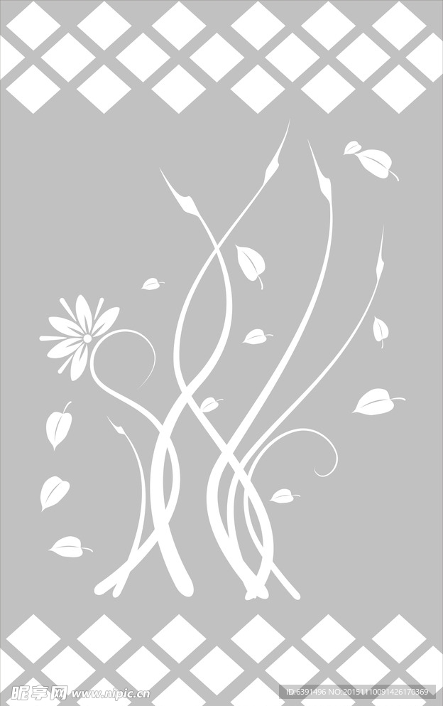 玻璃花纹