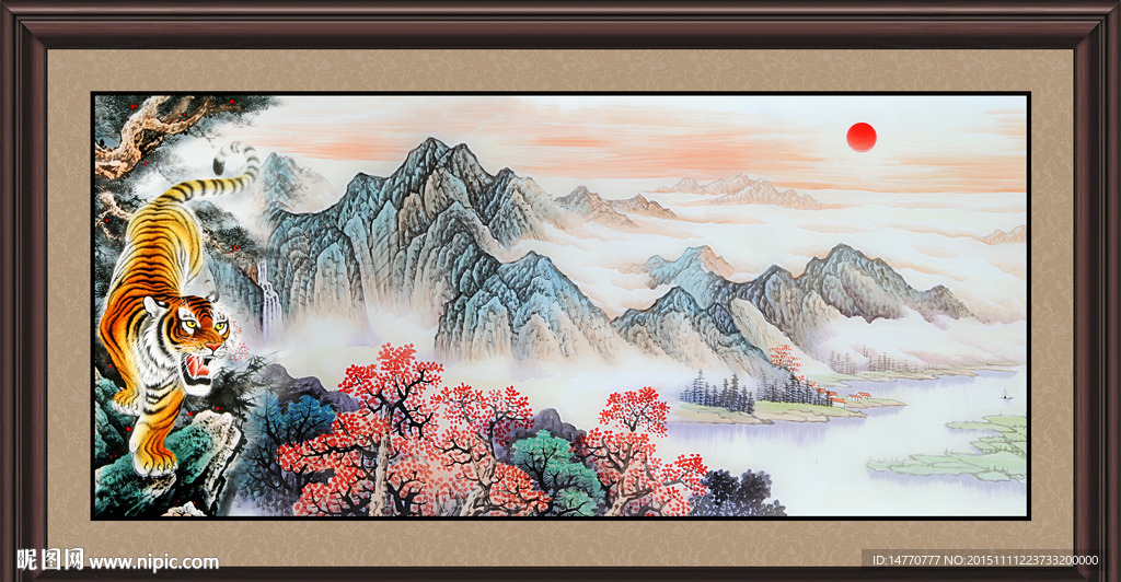 国画老虎图
