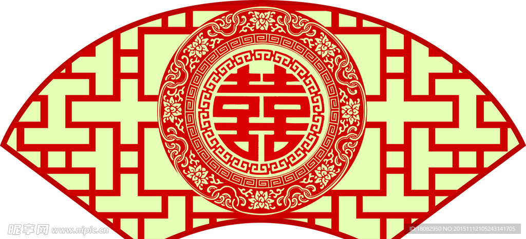 婚庆装饰扇形