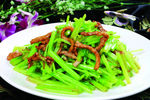 小芹菜炒肉