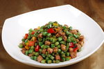 榄菜肉丝炒豆角