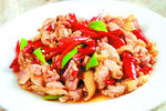 小红椒炒鸡腿肉