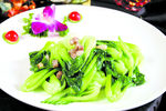 咸鱼肉粒炒白菜梗