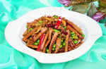 小笋毛豆炒花蛤肉