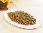 酸江豆炒肉沫