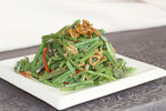 肉丝炒蕨菜
