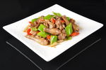 门冬炒鸽肉