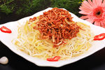 榨菜肉丝炒豆芽