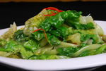 白煮生菜
