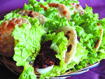 生菜酱肉饼