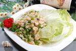 小虾生菜包