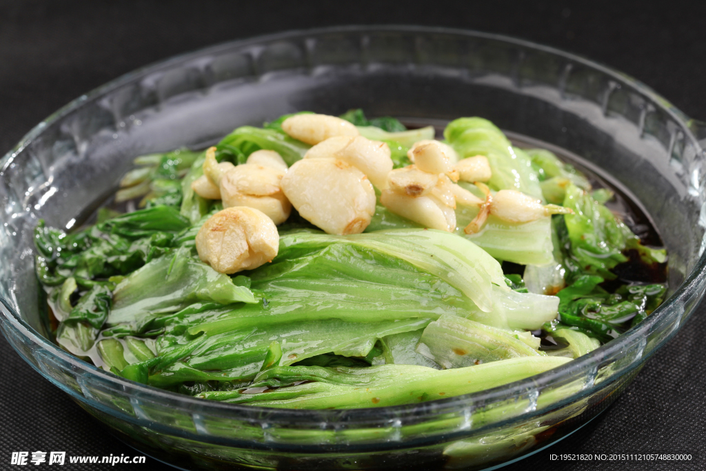 金银蒜捞生菜