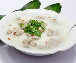 萝卜丝汆羊肉丸子