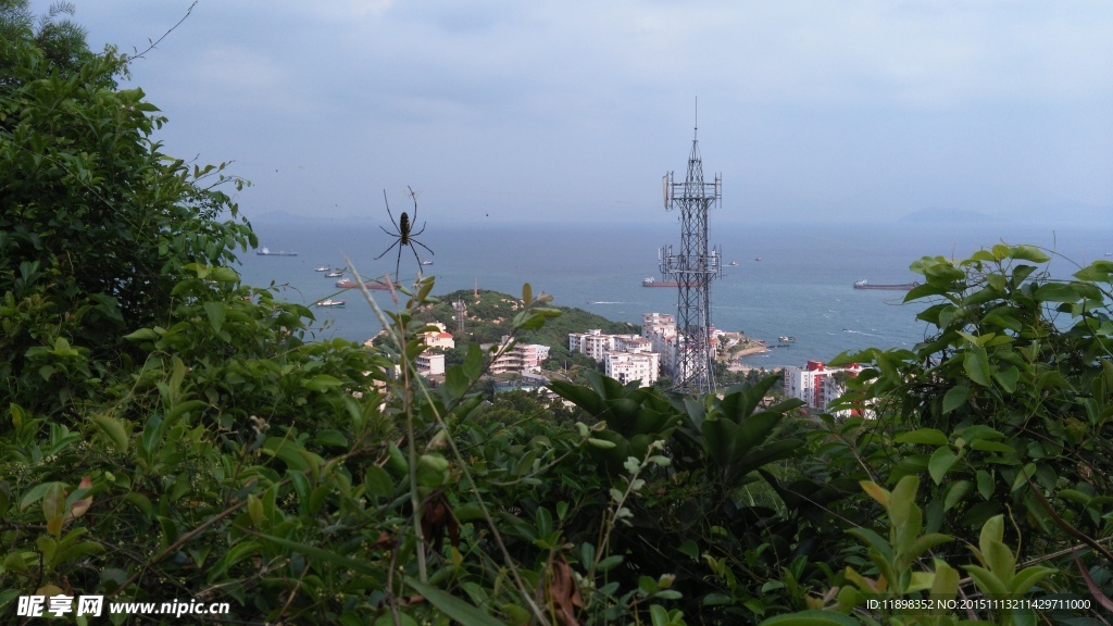 俯瞰外伶仃岛
