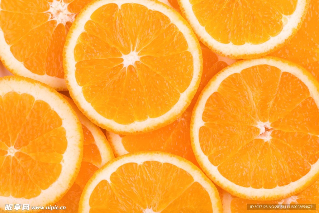 高清 香橙 橙色 橙片