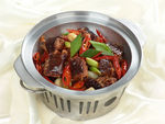 蒜头辣鸭煲