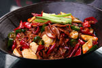 干锅鸡杂