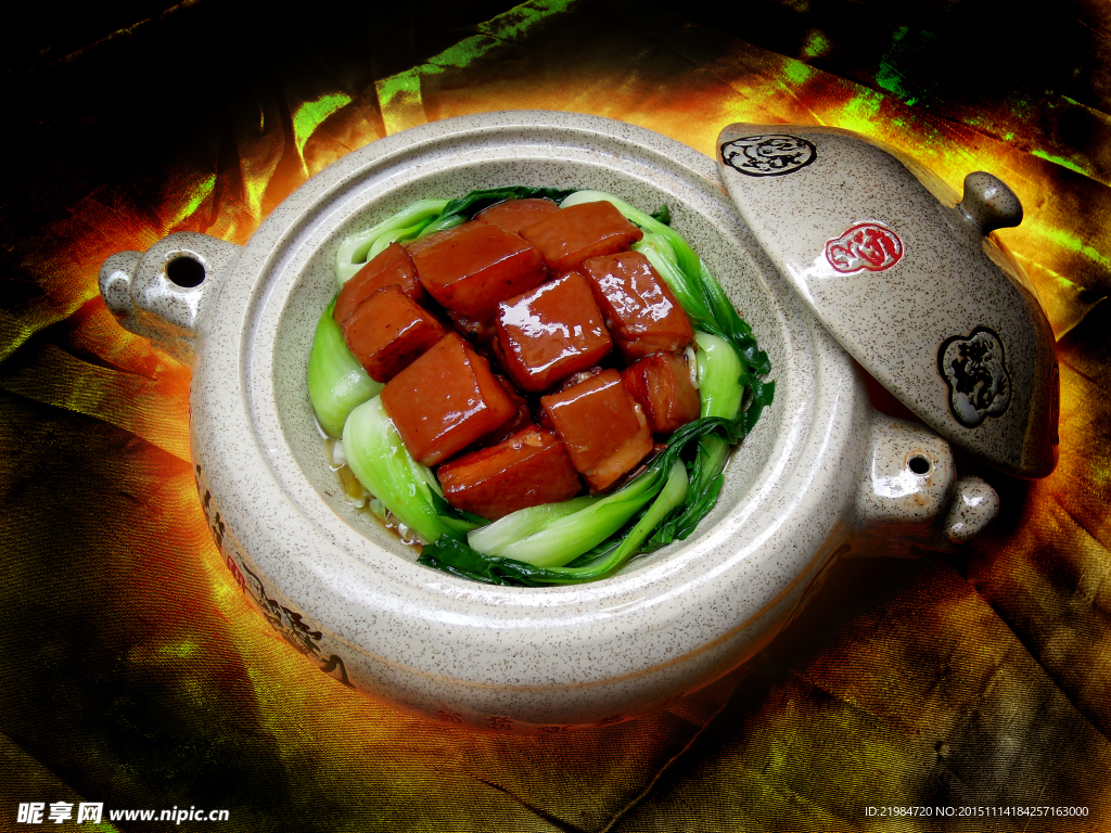 东坡肉套餐摄影图__传统美食_餐饮美食_摄影图库_昵图网nipic.com