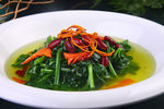 红豆鸡汤浸菠菜