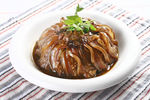 驴肉干蕨菜