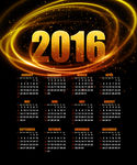 2016年年历